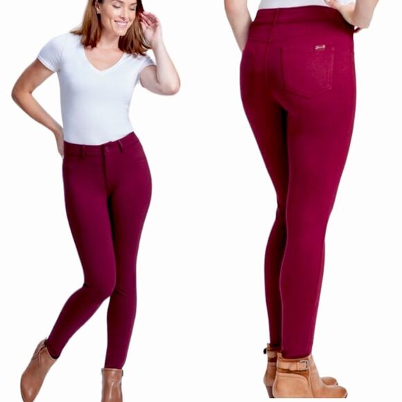 Seven7 Jegging Jeans Ponte Knit Leggings Skinny Ankle Stretch Women’s Size 14 - Picture 9 of 10